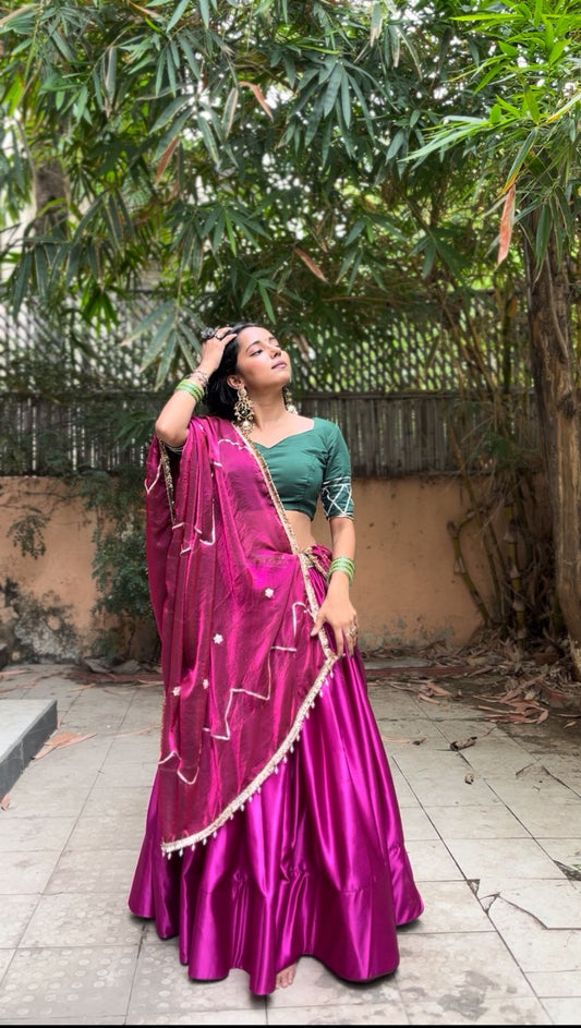 Royal Purple Chaniya Choli